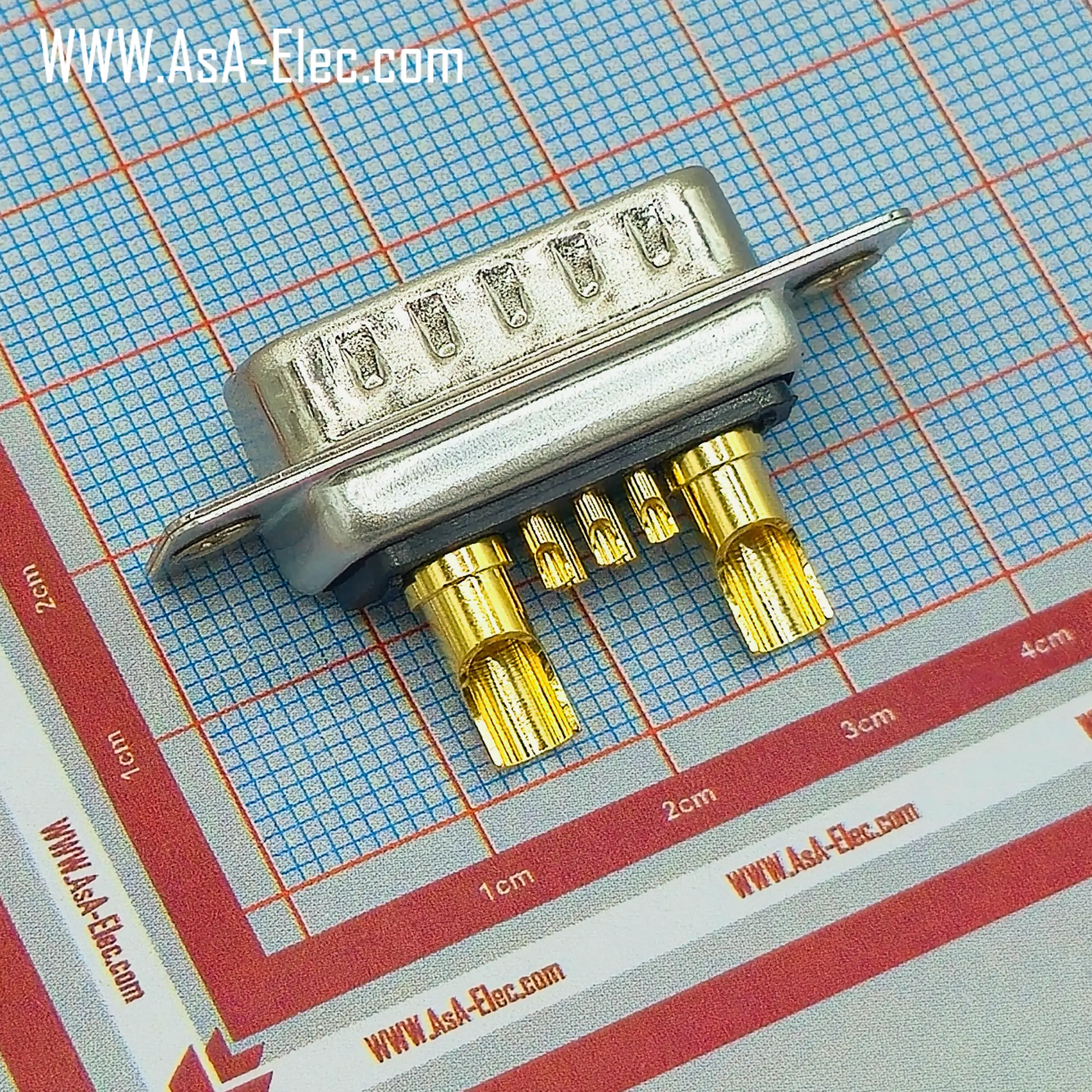 POWER D-SUB 7W2 SOLDER CUP-MALE